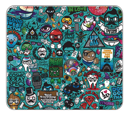 Mouse Pad Personzalizado Diseño Moderno Dibujos Regalo 837