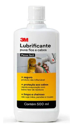 Lubrificante P/ Puxamentos De Fios E Cabos 3m 500ml