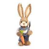 Estatua De Conejo De Paja D2e Para Decoración De Pascua, 2 U