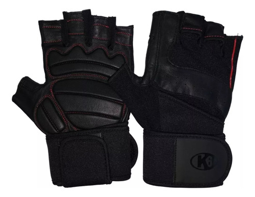 Guantes Con Muñequera Gimnasio Pesas Gym Hombre Ice Border