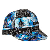 Gorras De Béisbol Lapcofr 7 3/4, Diseño Azul, Blanco Y Negro