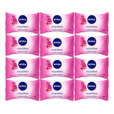 Kit Com 12 Sabonetes Nivea Orquídeas 85g