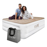 Nxone Colchn Inflable Queen Airbed De Lujo Doble Alto Auto I