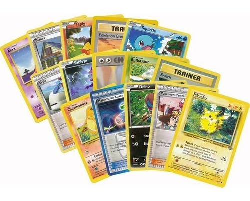 40 Cartas De Pokemon Originales Sin Repetir