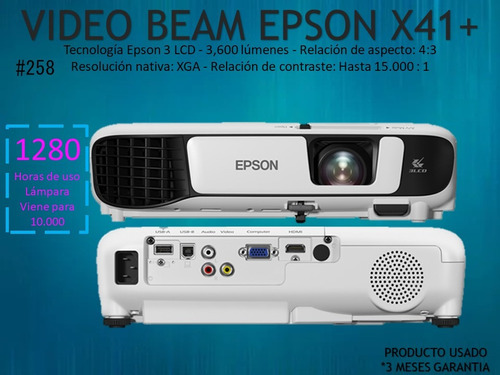 Video Beam Epson X41+ 