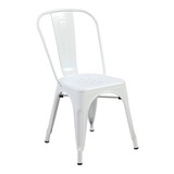 Silla Auxiliar Para Sala O Comedor Turca Blanca 