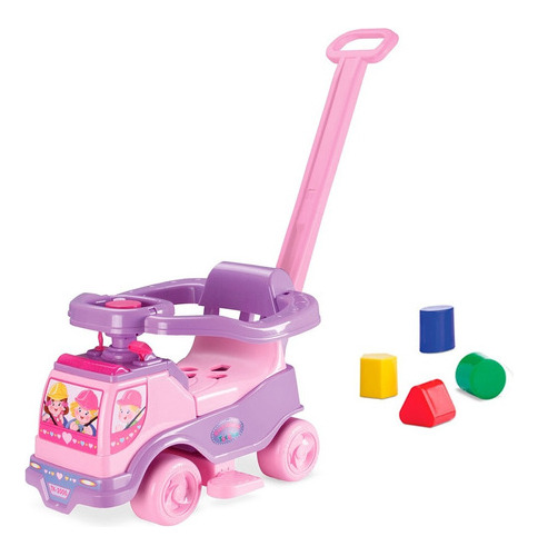 Totoka Plus Menina Carrinho Infantil Bebe C/ Empurrador Sons