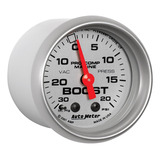 Auto Meter 200774-33 Gauge Boost (marine Silver Ultra-lite 2