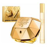 Kit Lady Million Edp Perfume 50 Ml + Canetinha 10ml Original