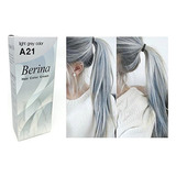 Tinte Para El Cabello Berina A21 Gris Claro De Plata Per