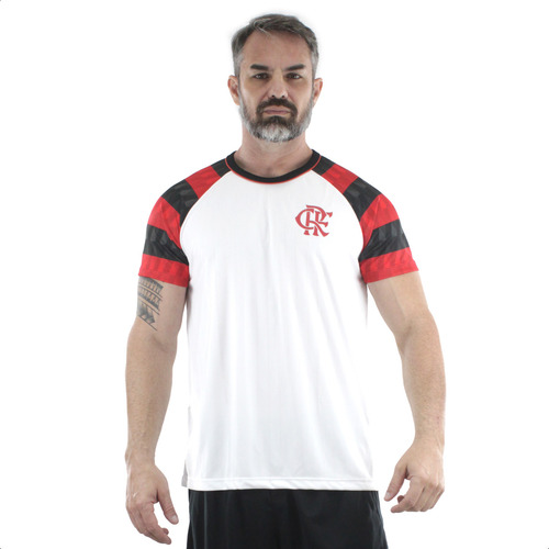 Camiseta Do Flamengo Casual Original Preta Vermelha Branca