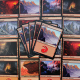 Cartas Magic : Montañas X10 Tierras Basicas Rojas Mtg Bsas