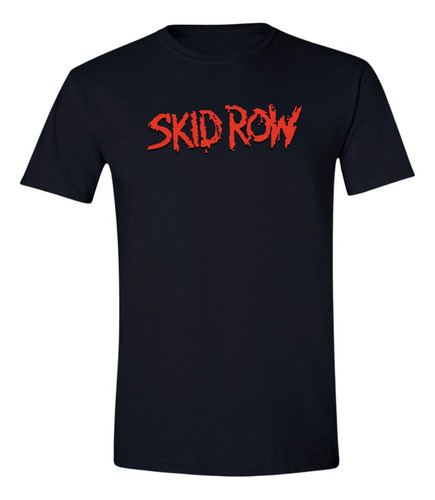 Playera Hombre Rock Skid Row Logo 1013n