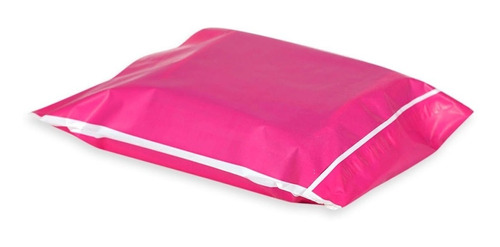Saco Lacre Sedex Correios Inviolável 12x18 Rosa Pink 50 Uni