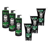 Combo 3 Shaving + 3 Balm Para Barba - Elfa For Man - Atacado