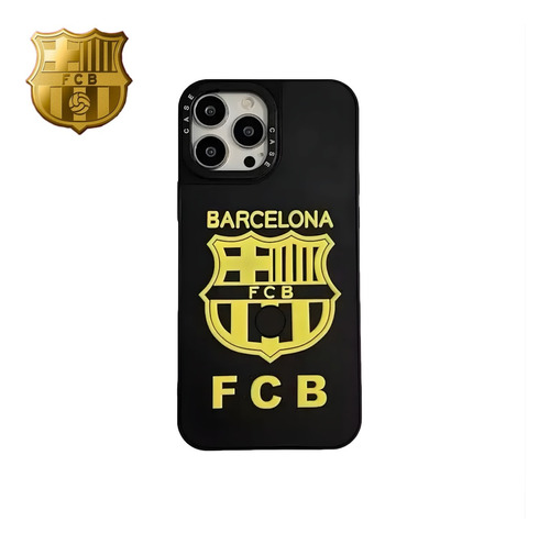 Funda Case Fc Barcelona Estilo Casetify Para iPhone