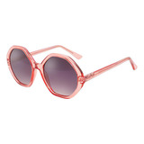 Lentes De Sol French Connection Fc2352 Dama Rosa Geométrico