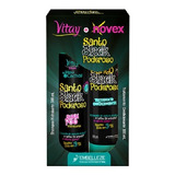 Kit Shampoo + Acondicionador Santo Black Novex 300ml C/u