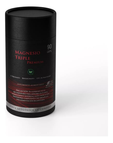 Triple Magnesio Premium(bisglicinato+cit De Mag+l Treonato) 