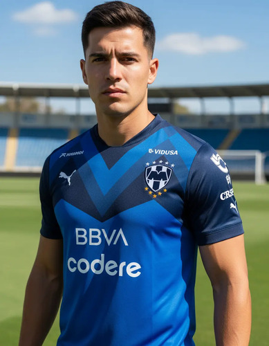 Jersey Original Puma Pandilla Rayados Monterrey Visita 2023