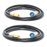 Cable Adaptador  2  Canon Xlr Machos  A 2 Rca  Macho 1mts