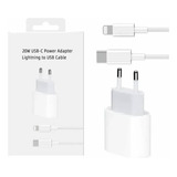 Kit Cargador Adaptador Carga Rapida Para iPhone 20w Cable 