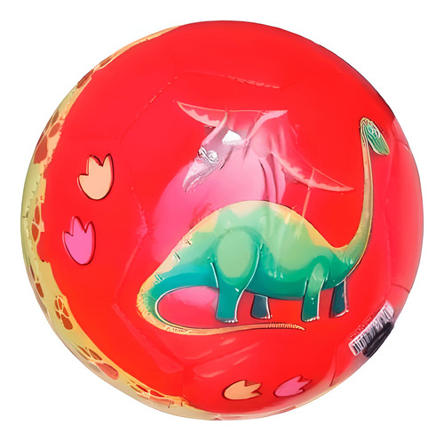 Pelota De Futbolito Infantil Dinosaurio Rojo