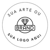 Adesivo Sua Logo Ou Arte Personalizado Empresa Marca 80x80cm