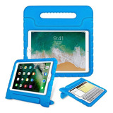 Funda Rudo Agarradera Foami + Mica Cristal Para iPad 6 9.7