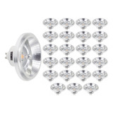 24 Lâmpadas De Led Ar111 12w Base Gu10 Autovolt Taschibra