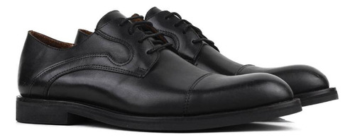 Zapatos Hombre De Vestir Batistella Cuero Negro Formal