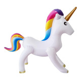 Unicornio Inflable Juguete Para Niña Caballo Pony Mascota 