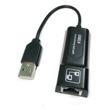 Adaptador De Red Usb 2.0 A Rj45 10/100 Mbps Usb Ethernet