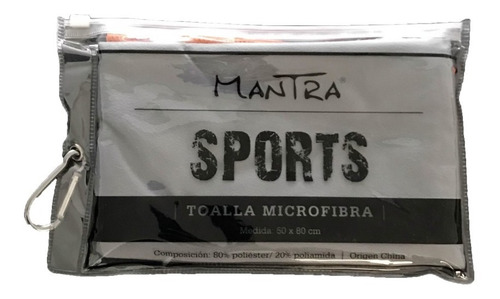 Toalla Microfibra Sports C/llavero Secado Rapido Mantra