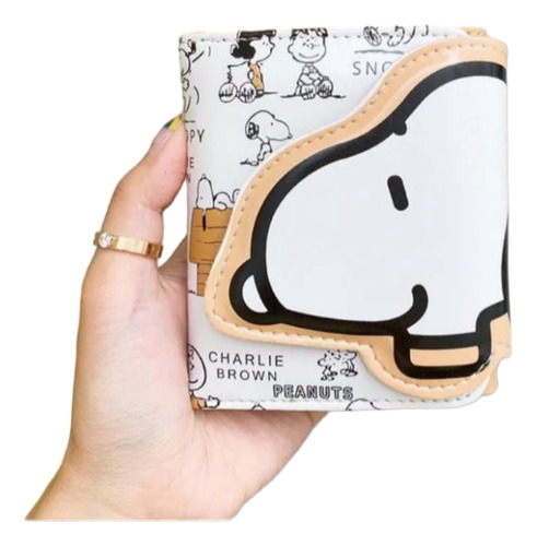 Billetera De Snoopy Para Mujer A La Moda 