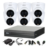 Kit Seguridad Dvr 8ch+ 6 Cámaras Full Color Con Micrófono