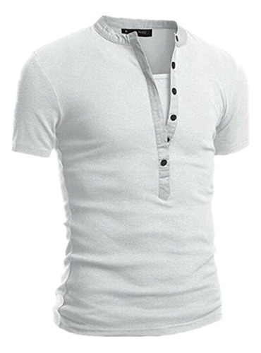 Camiseta De Manga Corta Para Hombres Polo Casual Cuello V