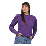 Remera Sweater Lanilla Morley Manga Princesa Talles Grandes