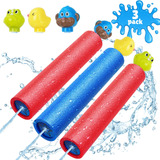 3 Pistola De Agua Juguete Cabeza Animal Niños Albercas 100ml