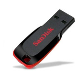 Pendrive Sandisk Cruzer Blade 32gb Lacrado Portátil