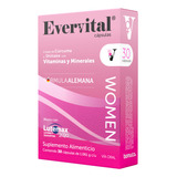 Evervital Women Suplemento Alimenticio 30 Cápsulas