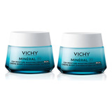 Pack X2 Vichy Mineral 89 Crema Hidratante Rich 50 Ml