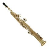 Roy Benson Ss-302 Saxofono Soprano Recto Laqueado Latón 