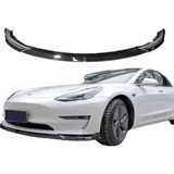 Lip Delantero Tesla 3 2018 - 2023 Negro Gloss