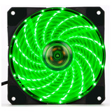 Fan Cooler 120 X120 Cm Verde Con Conector A Fuente