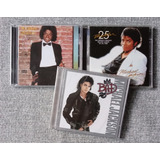 Lote 3 Cd Michael Jackson Wall Thriller Y Bad Nuevos