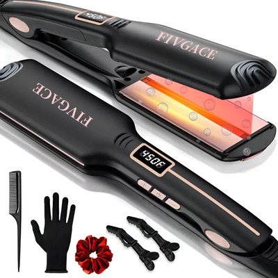 Plancha para Cabello Mejores Profesional con Tecnología Infrarrojos Alisado Perfecto y Cuidado Calentamiento Rápido Nanoceramica Ajuste de Temperatura Para Todo Tipo de Cabello Accesorios FIVGACE | MercadoLibre