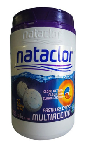 Nataclor Pastillas Multiaccion 1 Kg Cloro Activo