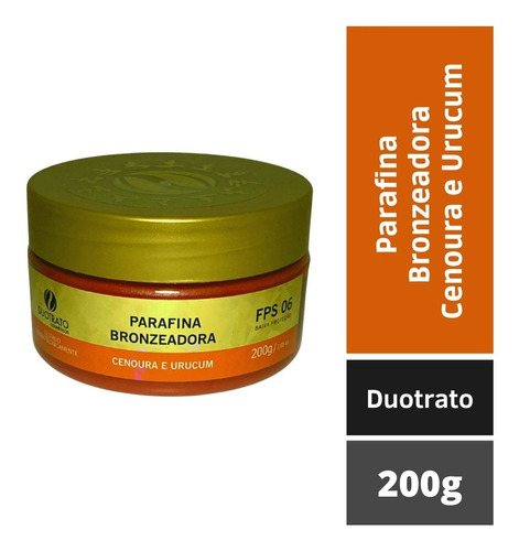 Parafina Bronzeadora Profissional P Todo Tipo De Pele 140g