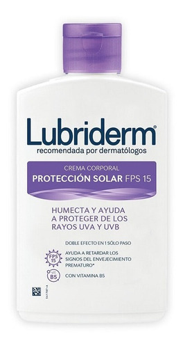 Lubriderm Uv-15 Protección Solar 120ml